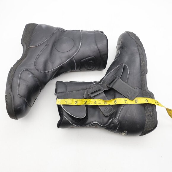 Sidi Scramble Rain Motorcycle Motorbike Men's EU 47 Boots Black Hook & Loop - Picture 5 of 10